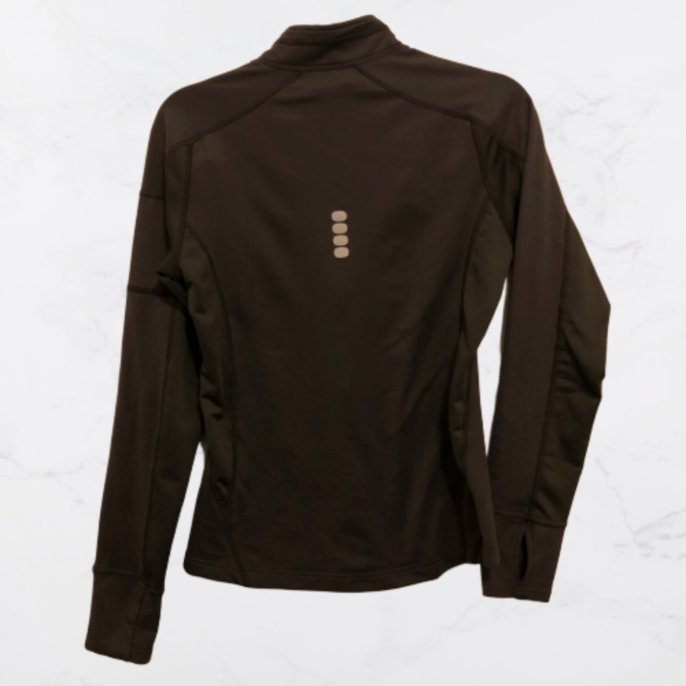 Nike Fit Dry Sweater Olive Green - Picture 3 of 3